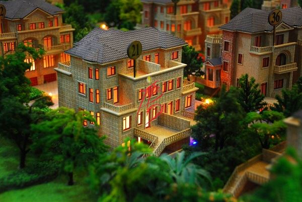 山西模型制作——?jiǎng)e墅篇